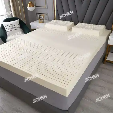 Colchón de látex Natural de Tailandia, venta al por mayor, hogar de estudiantes, hotel, estera de Tatami superior de lujo, regalo real, esteras de látex, matelas 160x200cm