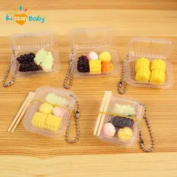 1/12 Mini Fruits and Corn Boxed With Chopsticks Dollhouse Decoration Play Food Set for Picnic Dollhouse Kitchen Toys