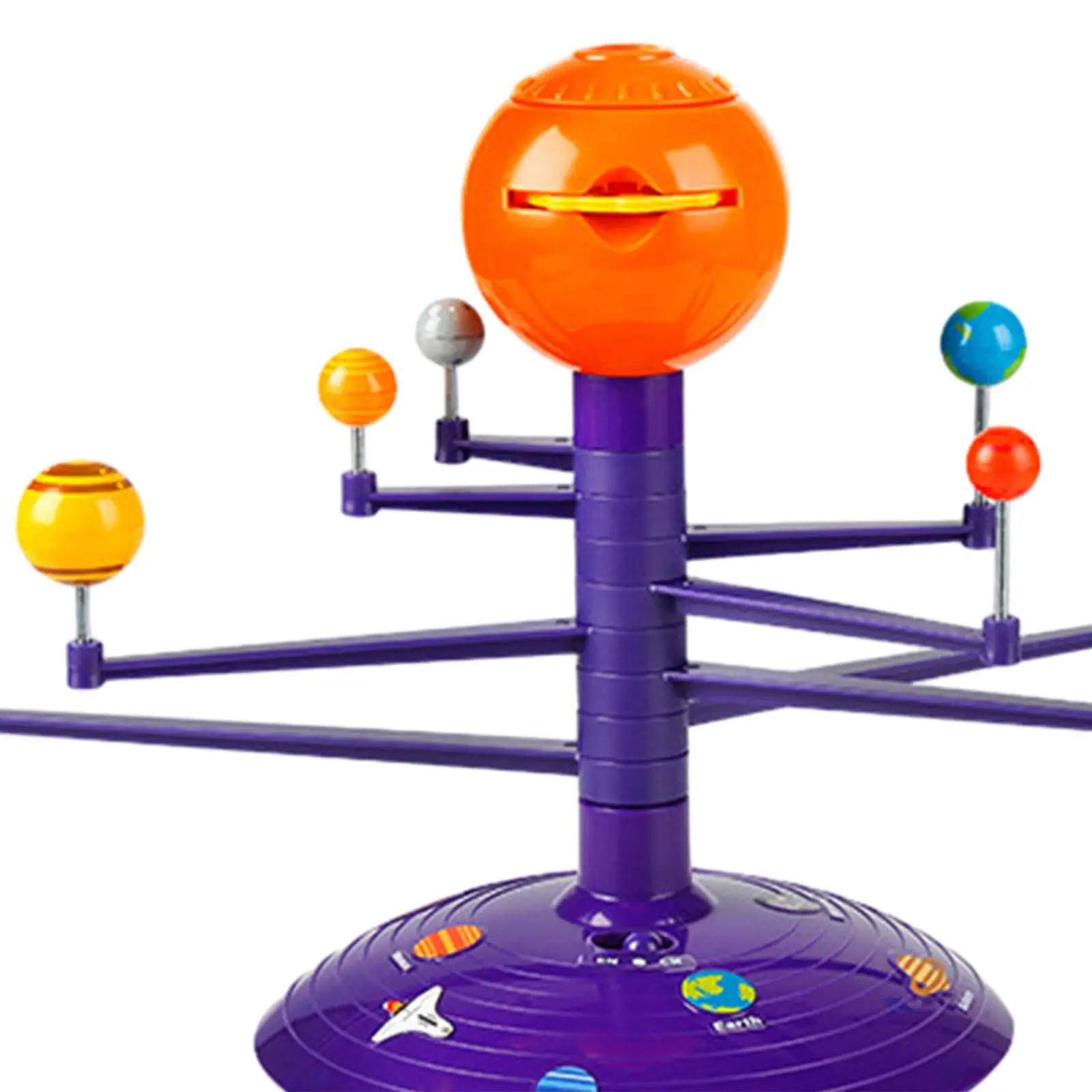 Sistema solar científico de brinquedo de projeção de voz com astronomia de festa DIY