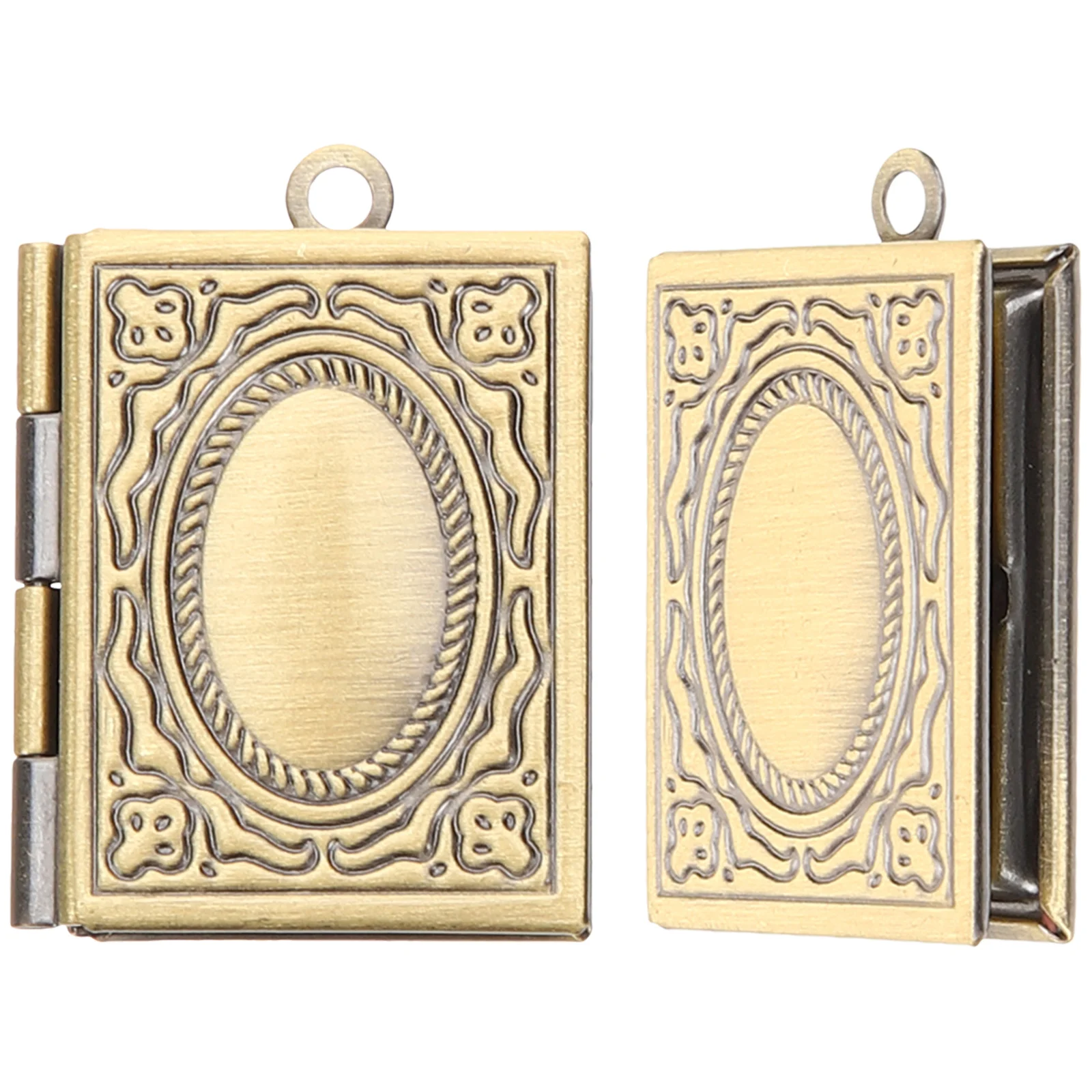 2 قطعة قلادة صورة خمر المناجد حامل صور قلادة كتاب على شكل مدلاة مجوهرات لقلادة صور تذكار