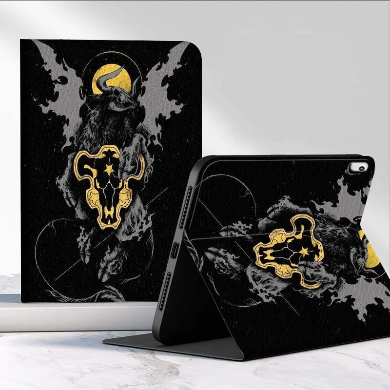 

Cartoon Black Clover For Samsung Galaxy Tab S11 S10 S9 S8 A8 A9 A11 10.9 8.7 10.1 Plus Tablet Case