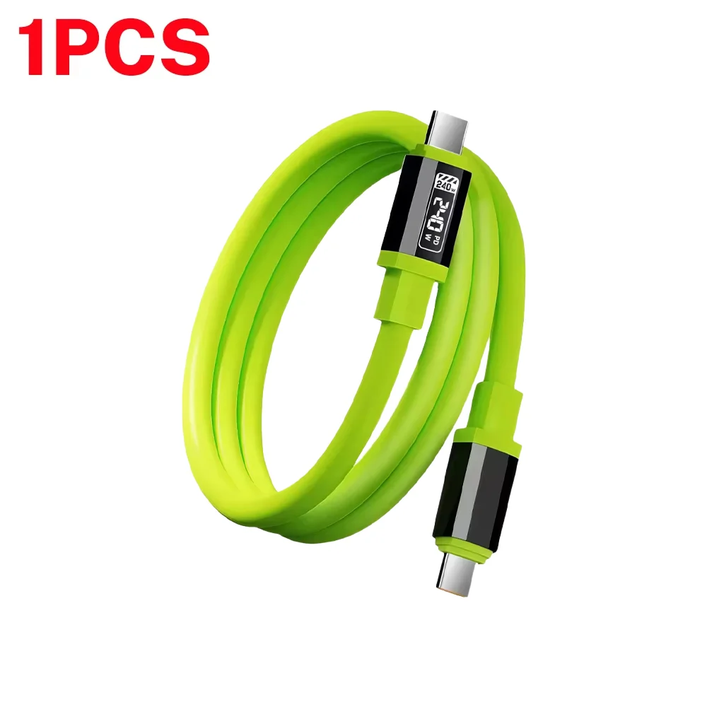 NNBILI 1/3 Stück 240W Typ-C-Kabel PD Schnellladekabel für iPhone 17 Huawei Typ-C zu USB-C Schnellladekabel