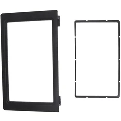 2 Din Car Radio Stereo Audio Bezel Facia Panel Trim Dash Radio Fascia Multimedia Frame Kit for SAAB 9-3 2007-2011