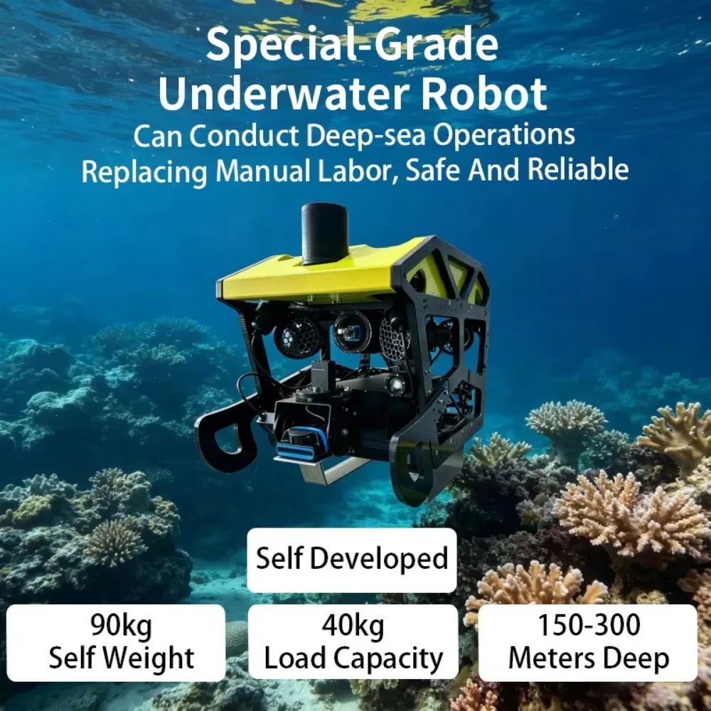 New 150-600M Depth Exploration Underwater Robot ROV Remote Underwater Drones for Search Rescue Salvage Photography Teaching