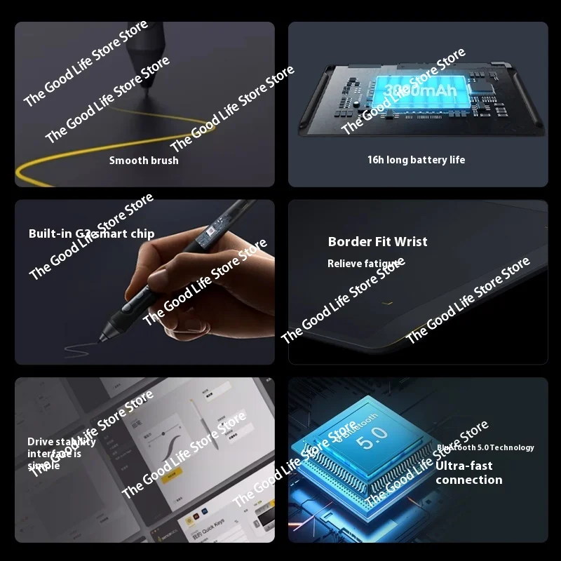 

Professional Digital Drawing Tablet - Graphic Pen Display for Digital Art Design
