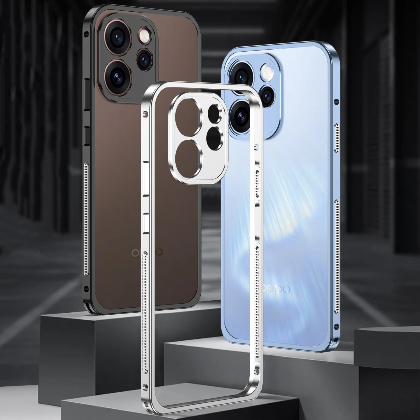 Aluminiumlegierung Metallrahmen Stoßstange für OPPO Reno 15 Pro Reno 15 Kameraobjektivschutz Kappenabdeckung Wärmeableitung stoßfest