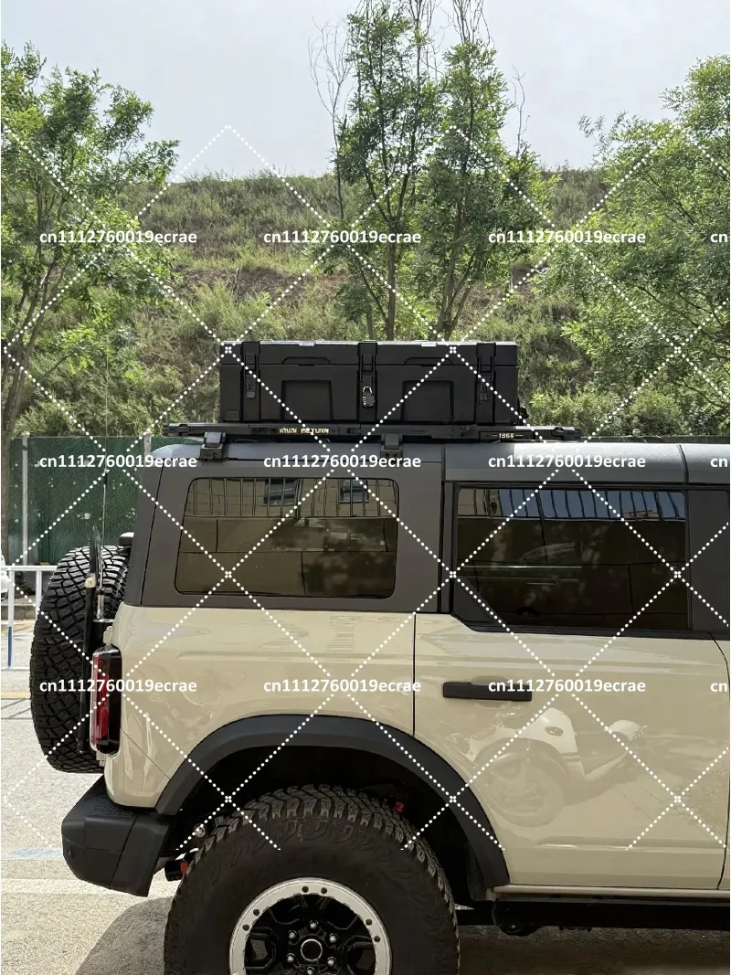 92L Car Roof Cargo Box, SUV Roof Rack Storage Box for Camping, Off-Road Vehicle Roof Top Carrier