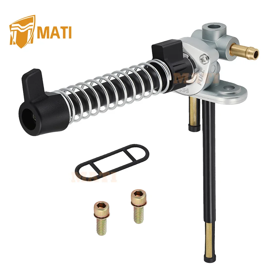 Aluminum Fuel Valve Petcock + Lever Extension w/ Spring kit For Polaris Magnum 425 Big Boss 500 Scrambler 500 1995-2001 7052190