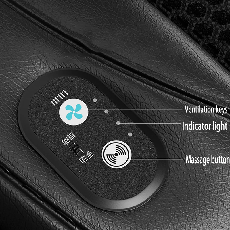 12V/24V Car Summer Cool Air Seat Cushion Car Massage Cushion Auto Comfortable Cool Ventilation Seat Mat Interior Accessories