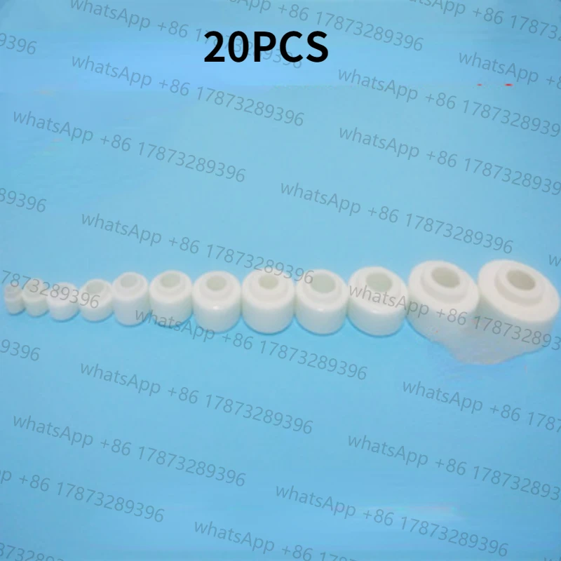 20PCS High Temperature Ceramic Insulating Beads Steatite Ceramic Heat Insulation Beads Porcelain Joint Terminal Ceramic Gasket