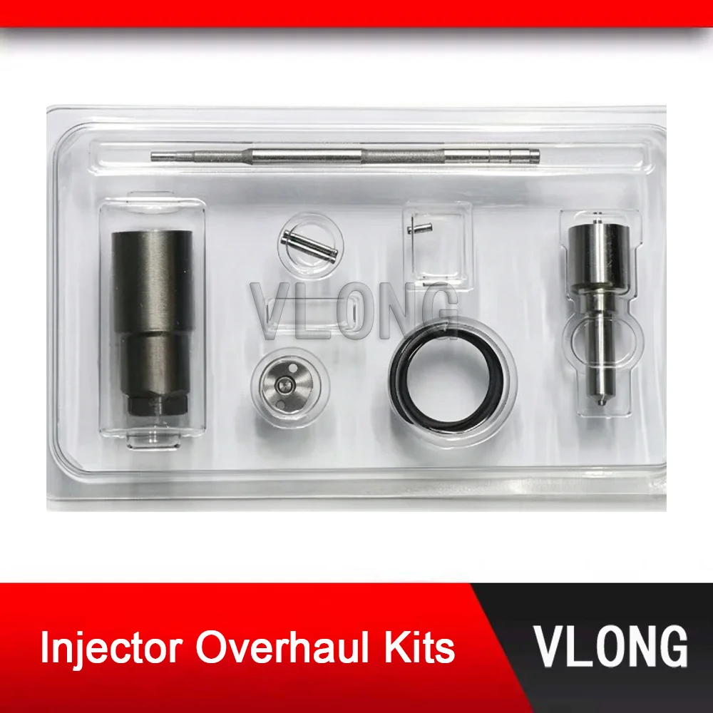 Diesel Injector Overhaul Kit For John Deer 6068T Nozzle Nut Orifice Plate 095000-6470 095000-5200 095000-8550 RE529149 RE529151