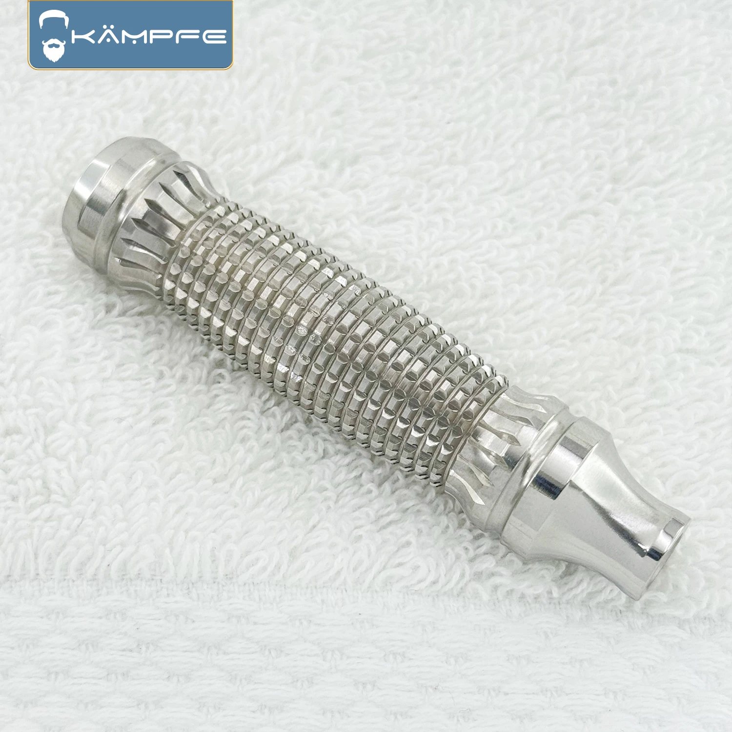 KAMPFE  Stainless steel/Titanium Alloy Safety Shaver Men's Gift Razor Anti slip Handle for travel razor