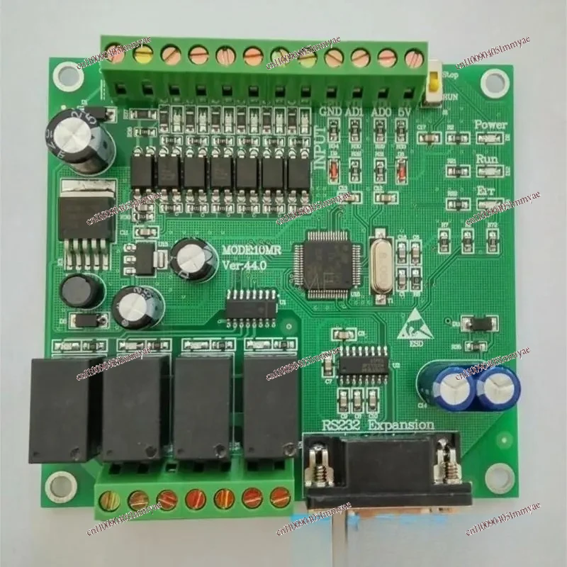 FX1N FX2N 10MR 10MT 14MR 14MT 20MRE 20MT 2AD PLC لوحة تحكم 2AI 0-10V RS232 RS485 Modbus RTU مع حافظة