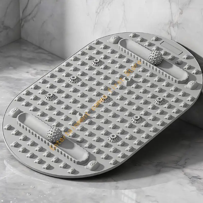Foot Massage Mat for Indoor Stepping and Daily Relief, Textured Pad with Rolling Ball Tracks, Single Mat Format 55KD