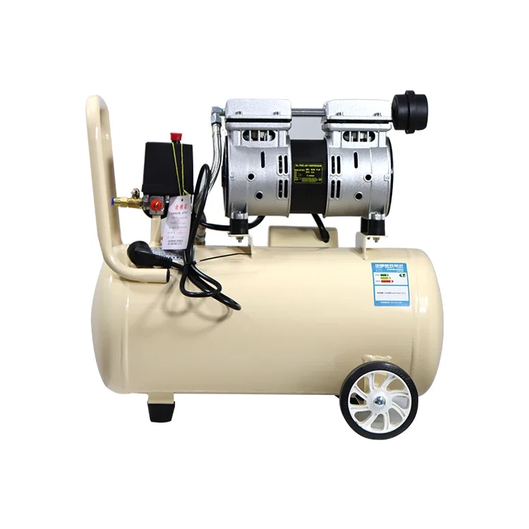 Low noisy electric high pressure small air compressor pump for pneumatic heat press