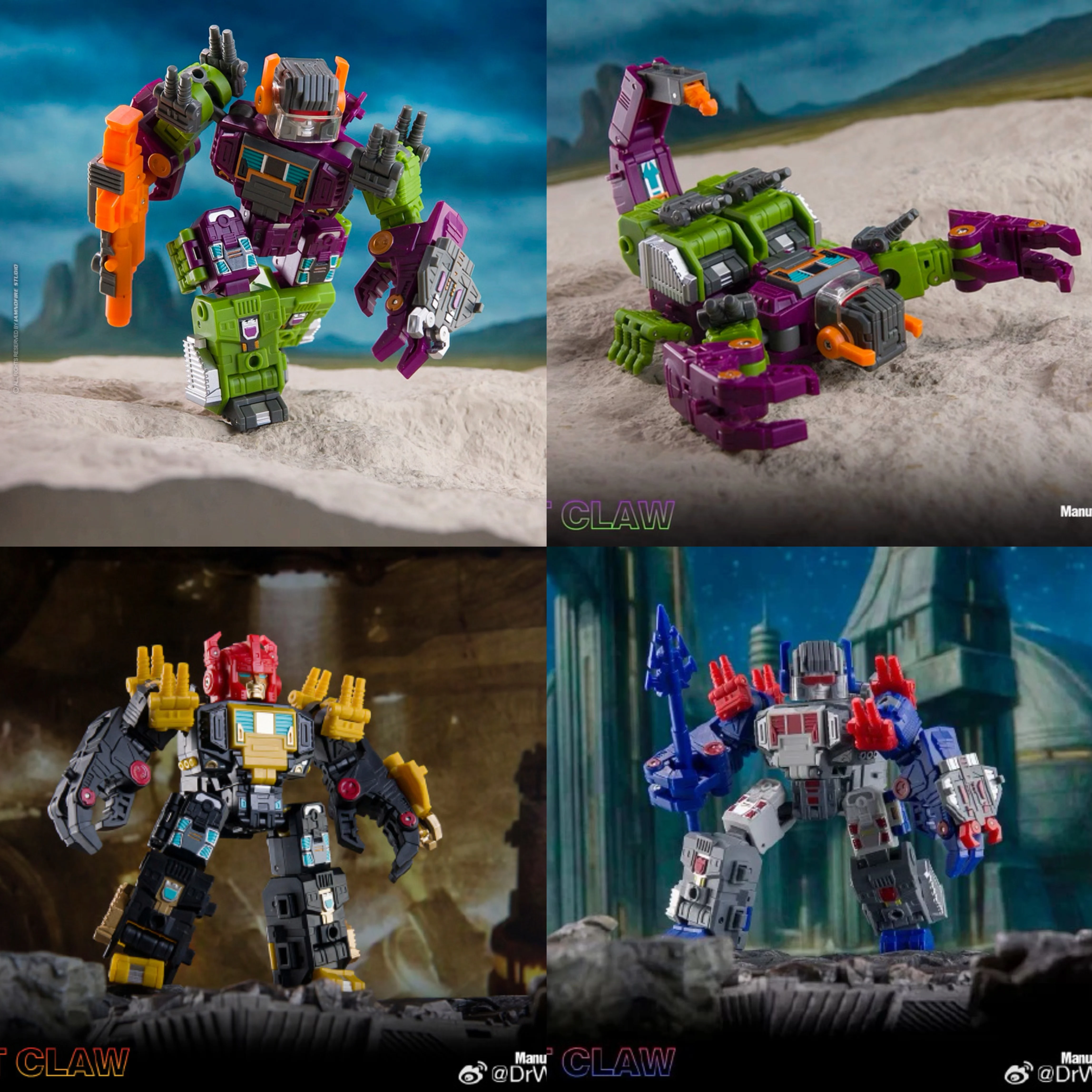 تمثال صغير قابل للتحويل من سكوربونوك طراز Dr.Wu DW-E57 DW-E57B DW-E57M مع علبة