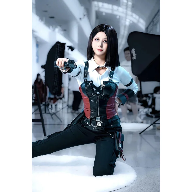 Cygame amor e espaço profundo miss caçador cosplay traje anime caçador heroína peruca feminina uniforme xavier zayne rafayel festa menina su