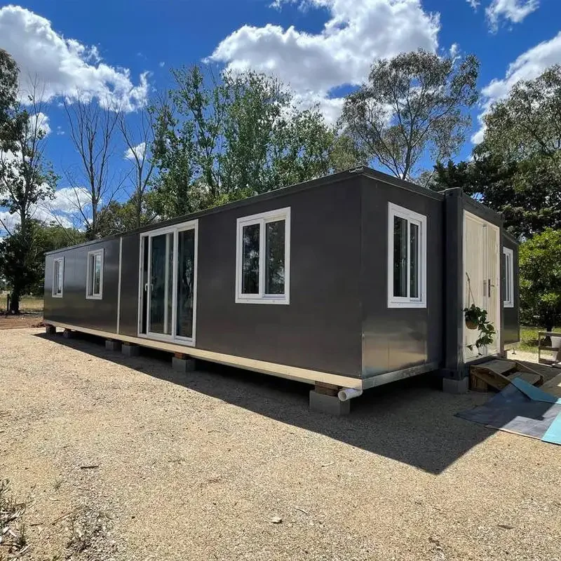 40FT Extendable Container Houses Prefab Tiny Home Grande Folding Room Easy Assemble Folding Room Homes Ready To Live