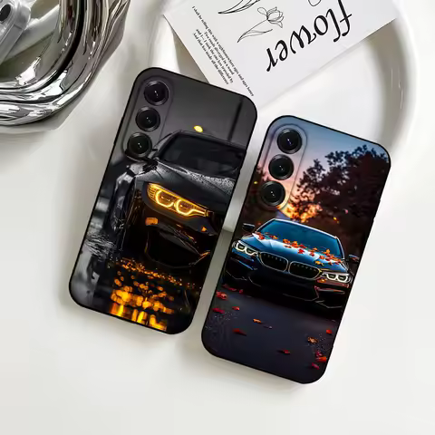 Car COOL A-Bmw-eS Phone Case Silicon Phone Case For Samsung S24, S25 S22,S30,Note20,Lite,Ultra,Shockproof, Black,Case