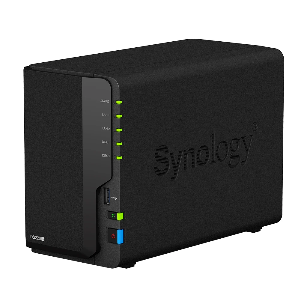 Synology DS220 + nas stores server network data per private cloud enterprise-level offices