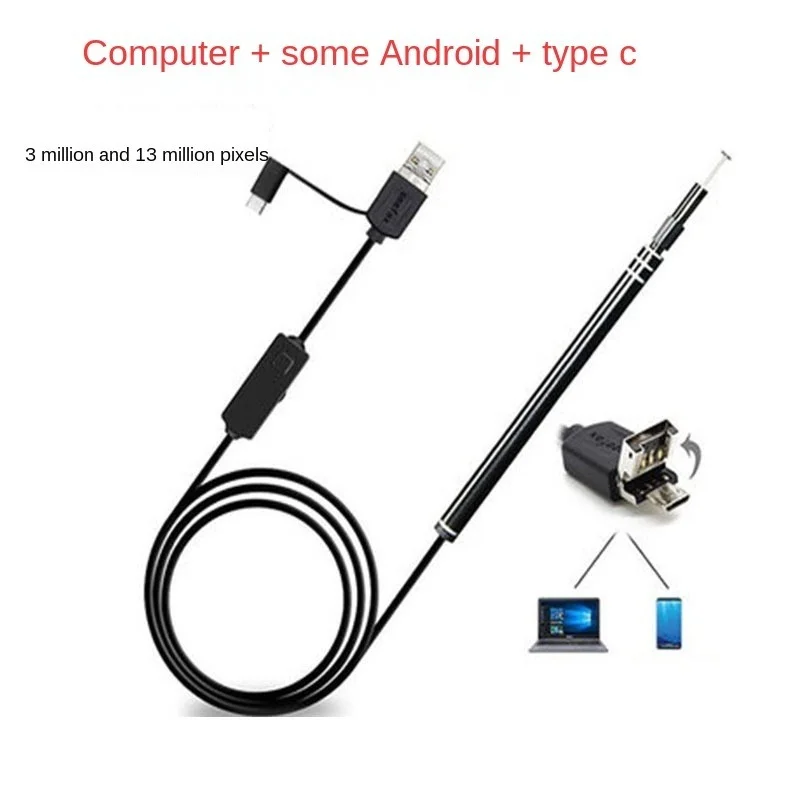 

Three-in-one 1.3 Million New High-definition Promotional Visual Ear Pick Visual Ear Pick Endoscope Visual Ear Pick