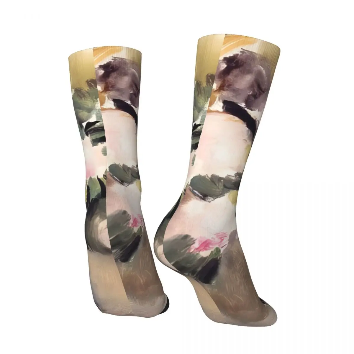 Flowers - 1919 - Henri Matisse Men's Socks Retro Harajuku Street Style Novelty Pattern Crew Sock