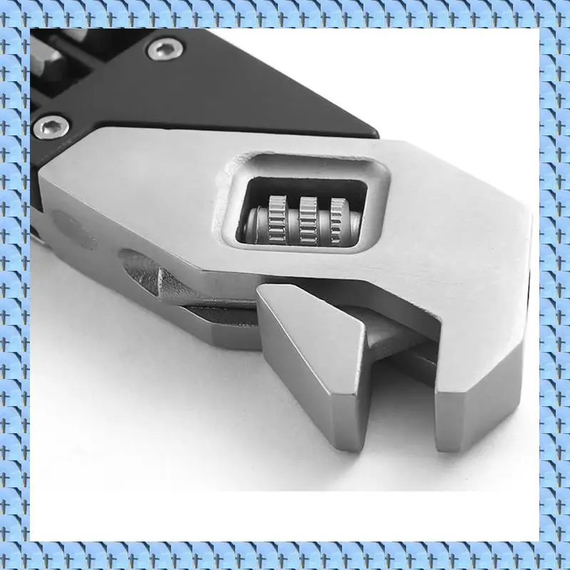 

NOCM Stainless Steel Wrench Adjustable Wrench Replaceable Screwdriver Head Portable Household Tool Kit With Storage Bag