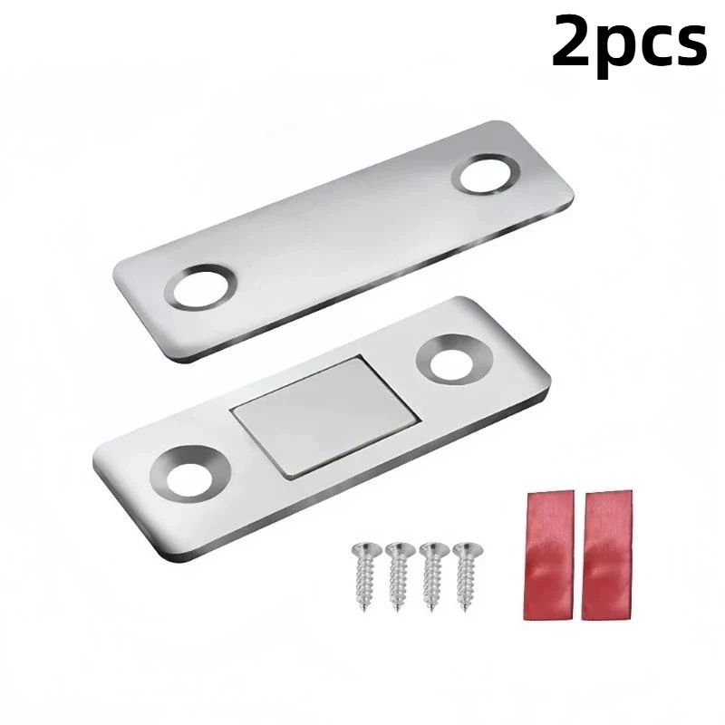 2/4/8pcs/Set Strong Door Closer Magnetic Door Catch Latch Door Magnet Furniture Cabinet Cupboard Screw Anti-Rust