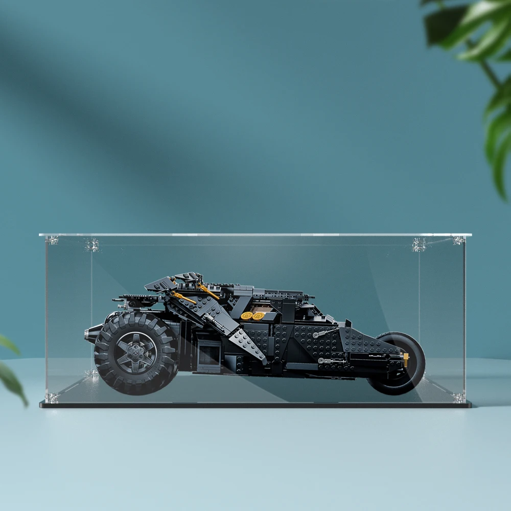 Acrylic display box for lego 46240 display case for Batmobile building block dustproof clear model car storage box 50x30x20cm