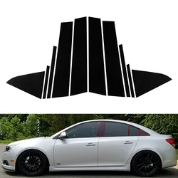 Fit For Chevrolet Cruze 2011 2012 201 2013 2014 2015 10x Glossy Black Pillar Posts Window Decor Cover Door Trim Accessories