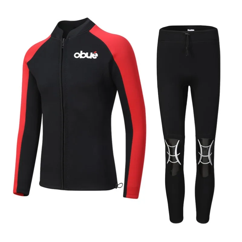 

Новый 3 мм OBU гидрокостюм с длинными рукавами купальник солнцезащитный крем для похудения быстросохнущий костюм для подводного плавания и серфинга костюм медузы сплит гидрокостюм