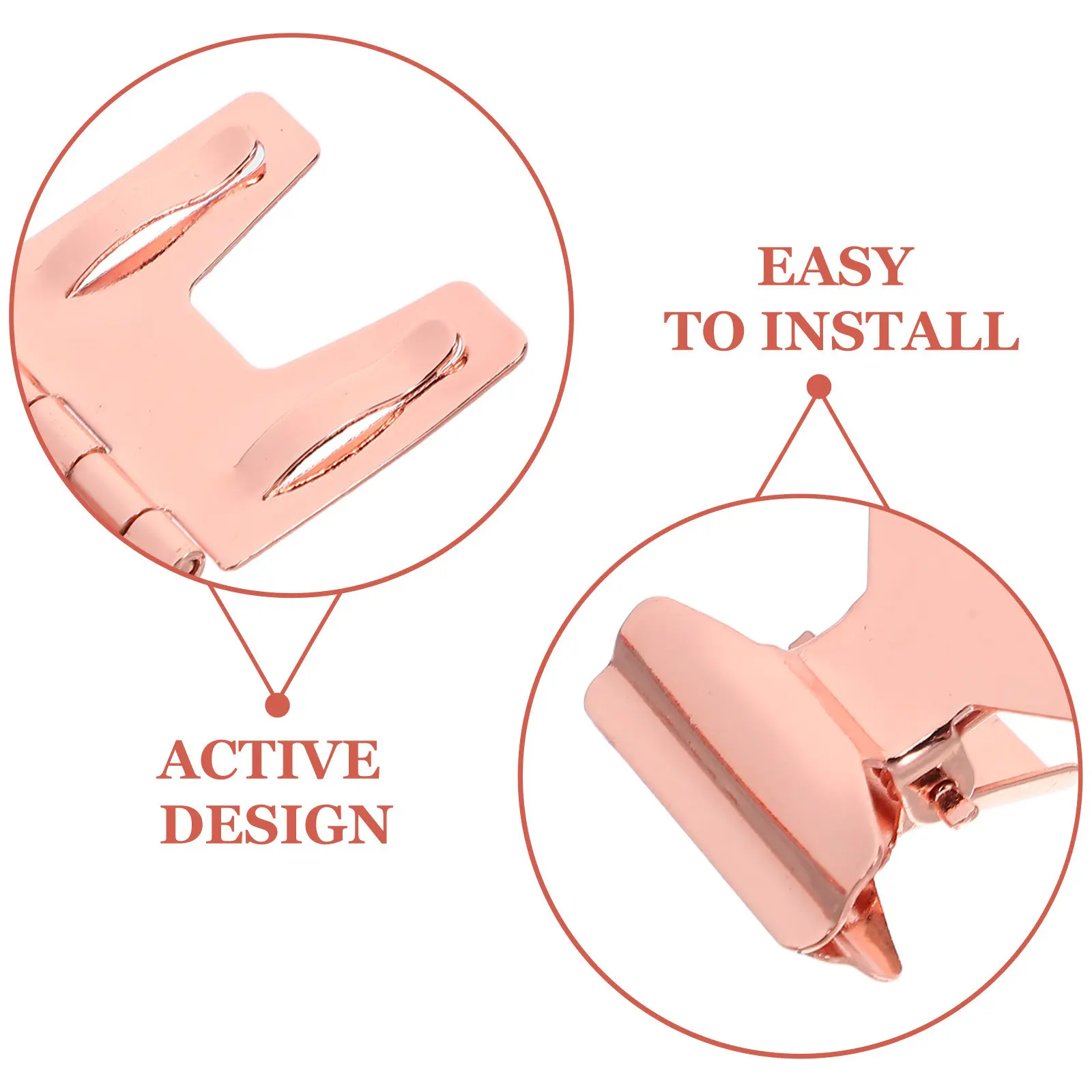 10Pcs Price Tag Holder Clip Reusable Stainless Steel Adjustable Merchandising Display Clamp Sign Stand for Bakery Supermarket