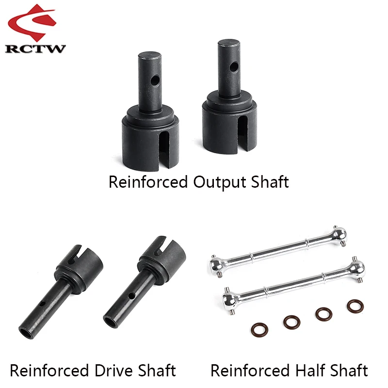 Metal Reinforced Output or Drive Shaft or Dog Bone Half Shaft Set for 1/5 HPI ROFUN BAHA KM ROVAN BAJA 5B 5T 5SC Spare Toy Parts