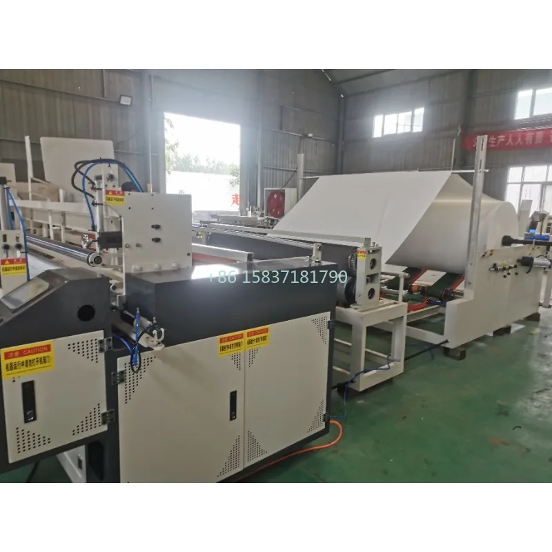 China Automatic Toilet Paper Making Rewinding Machine Tissue Paper Machine Toilet Paper Cutting Rewinding Machine Manufacturer