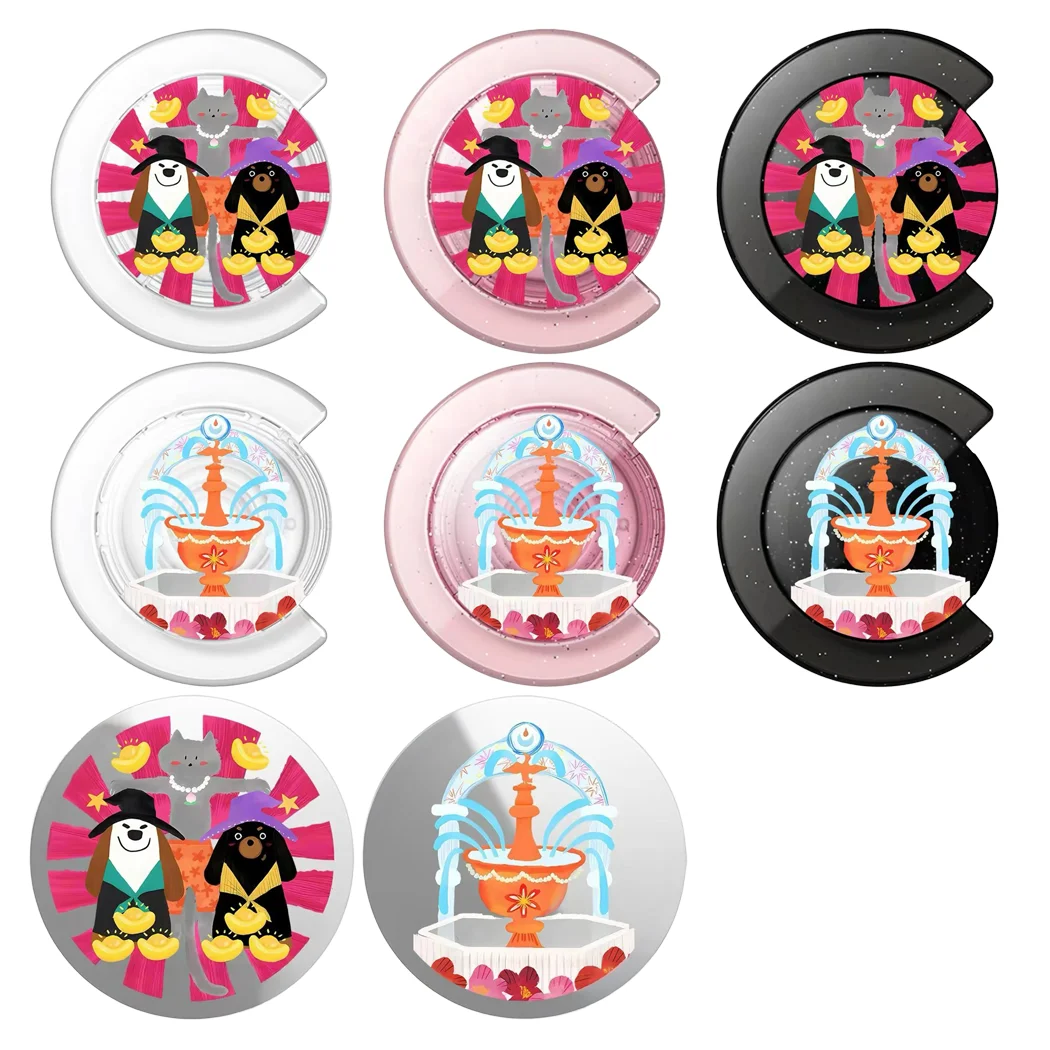 

601269 Magnetic Phone Grip Stand for IPhone Holder Mount Support for Galaxy S