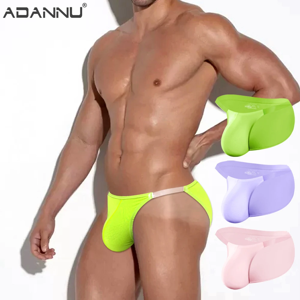 

Fashion Sexy High Fork Men's Briefs Modal Comfortable Breathable Underwear Men Transparent Waistband Hip Lift Fitness Man Bikini