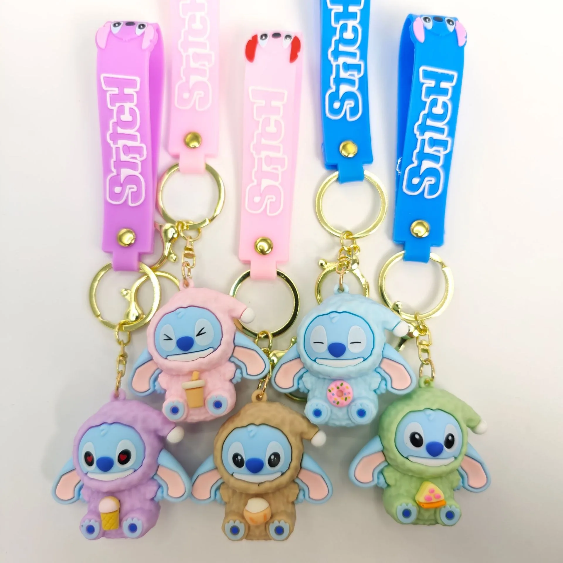 

Cartoon Dessert Disney Stitch Doll Keychain Party Holiday Party Stitch Pendant Thanksgiving Gift Versatile Decoration
