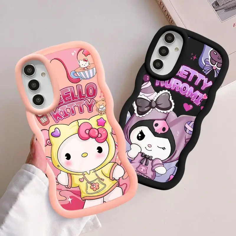 Hello Kitty Kuromi Phone Case for Samsung Galaxy A20s A30s A50 A50s A02s A03 Core A04e A05s A11 A12 A13 A14 A15 A21s A51 4G 5G