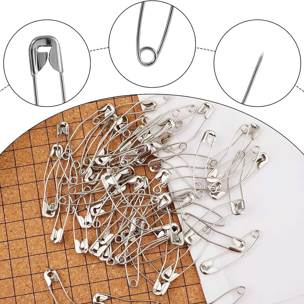 50pcs Curved Safety Pins Sewing Quilting Basting Pins Bent Safety Pins Accessories for Crafting Quilting Knitting Sewing - Image 3