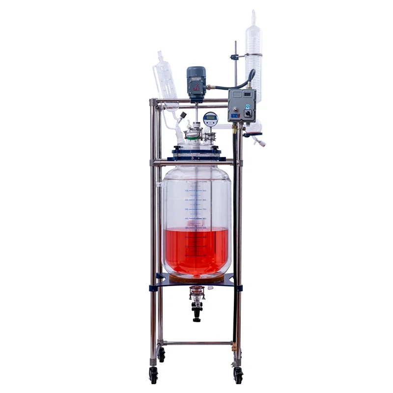

10L Vacuum Jacketed Glass Reactor for L