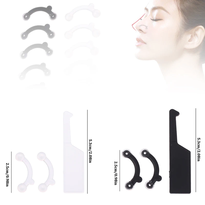 3 Stuks Schoonheid Neus Clip Corrector Massage Tool Neus Up Lifting Vormgeven Clip Clipper Shaper Brug Rechttrekken Geen Pijn 3 size