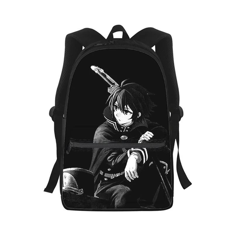 Mochila Anime Sword Art Online para Homens e Mulheres, 3D Print, Bolsa de Escola Estudante, Mochila Laptop, Bolsa de Ombro de Viagem, Moda