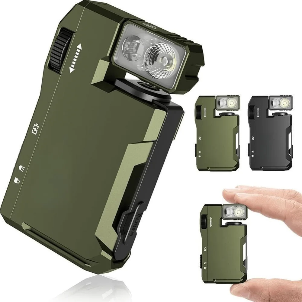 

Portable Mini LED Flashlight Work Light USB Rechargeable Torch Pocket Camping Lights Emergency Flashlights with Built-in Battery
