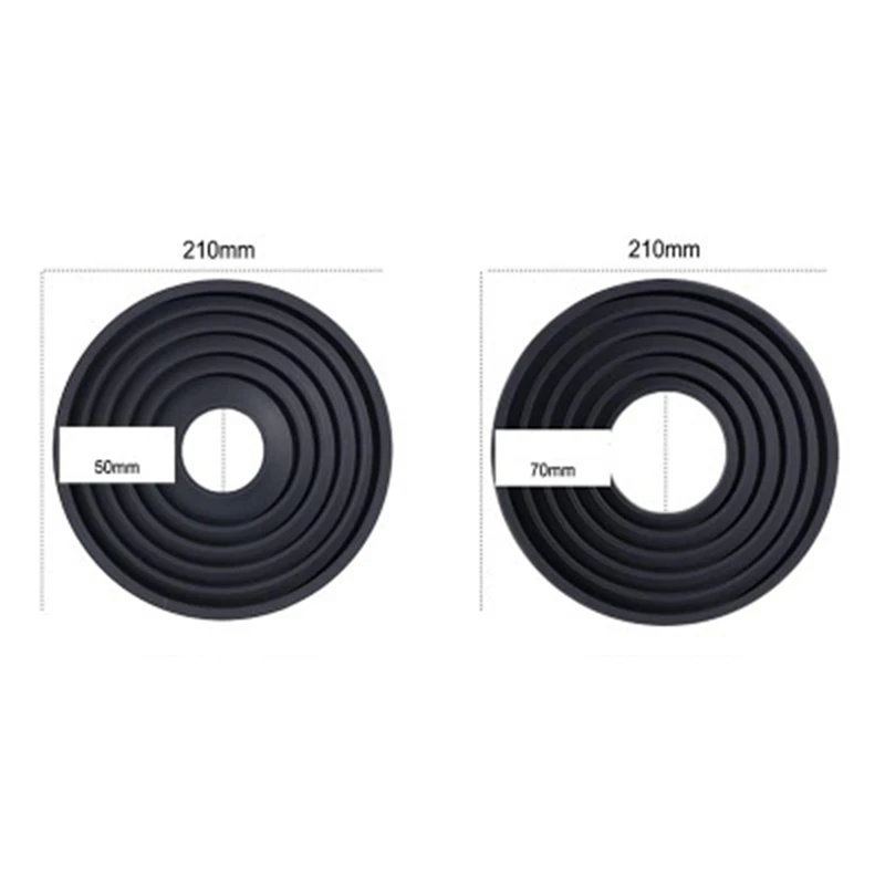 Mini SLR DSLR Canon Lens Hood Anti-Glass Reflective Silicone Lens Cover Foldable Soft Hood