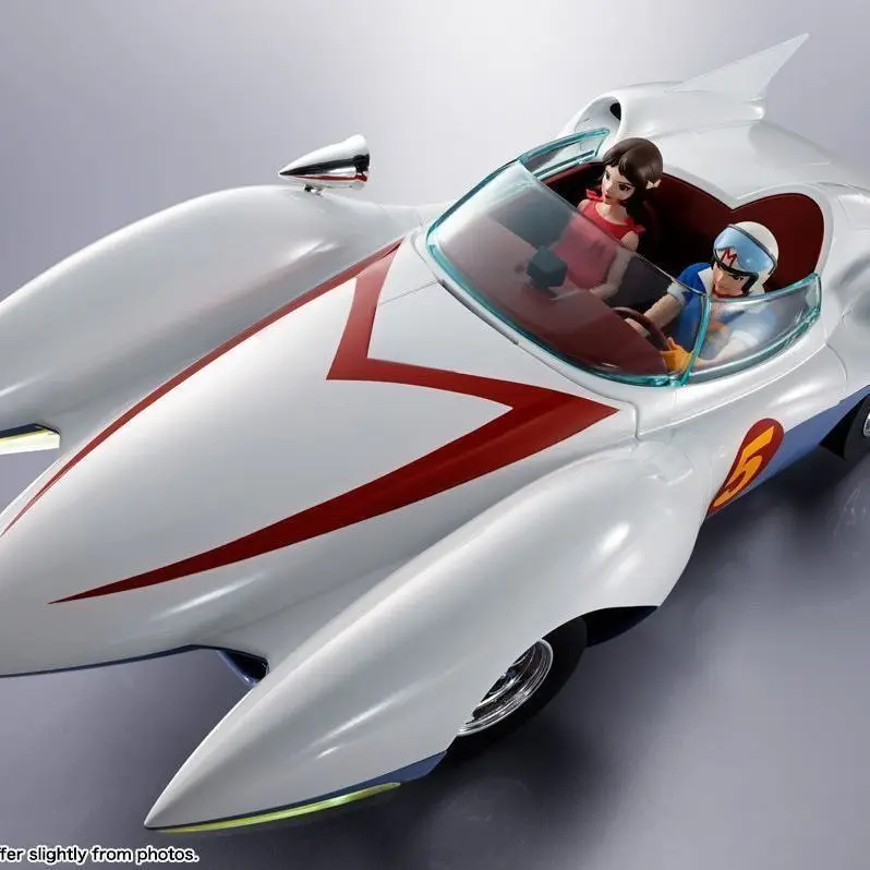 

Оригинальный Bandai в наличии Speed Racer Mach5 Go.Go.Go.All Chogokin украшения анимационная модель персонажа коллекция игрушек подарки
