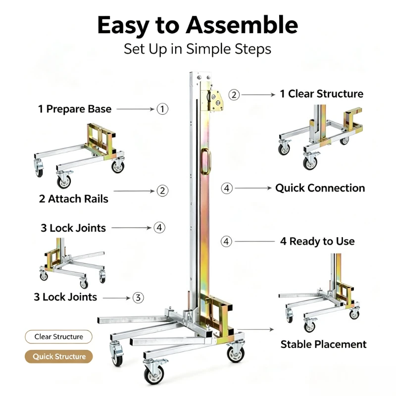 Hanging Cabinet Installation Artifact Mobile Lifting Cabinet Lift Air Conditioner Cabinet Stacking
