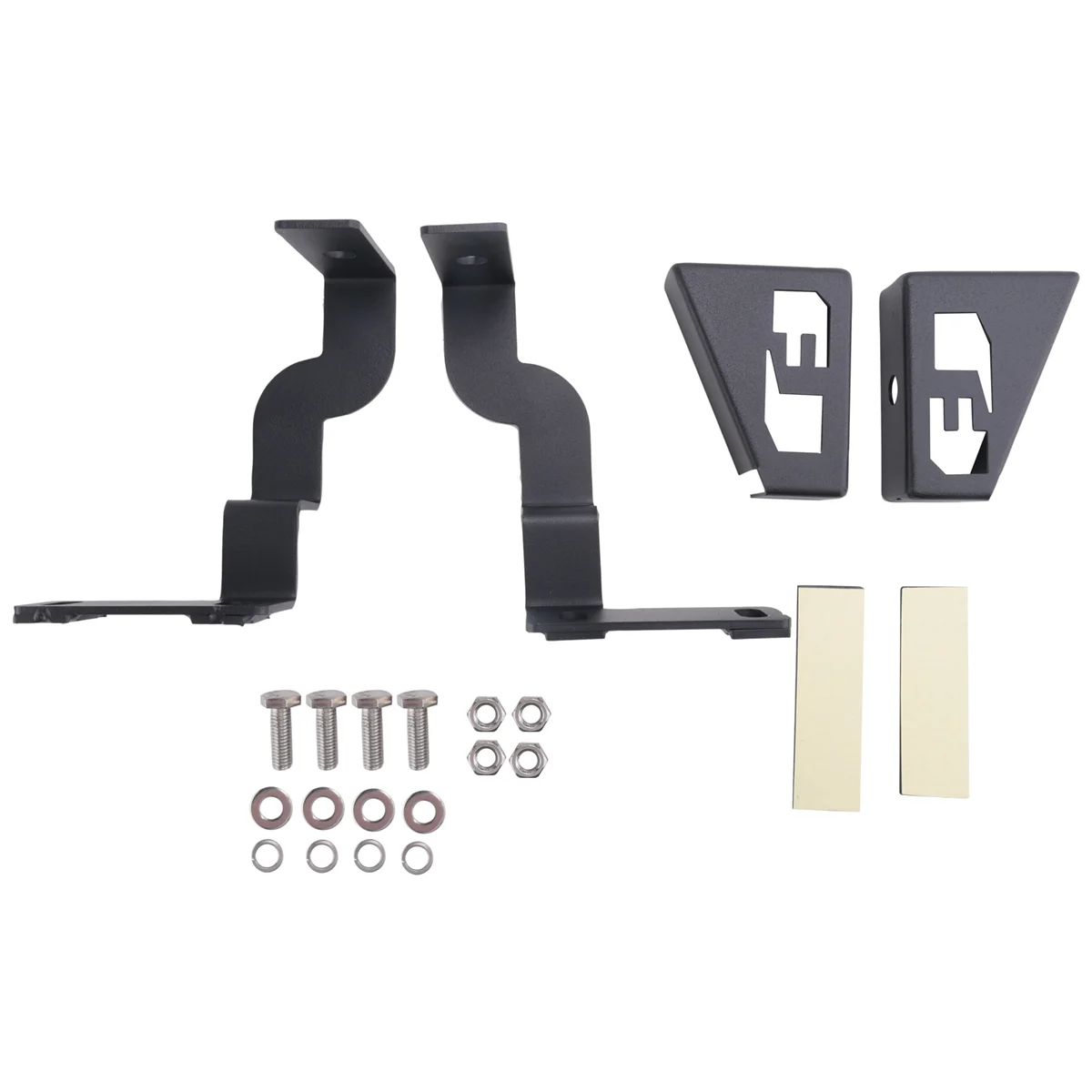 

Car LED Front Cowl Light Work Lighting Bracket Mounting Holder Hood Spotlight Bracket for Toyota Fj Cruiser 2007-2016—L49A