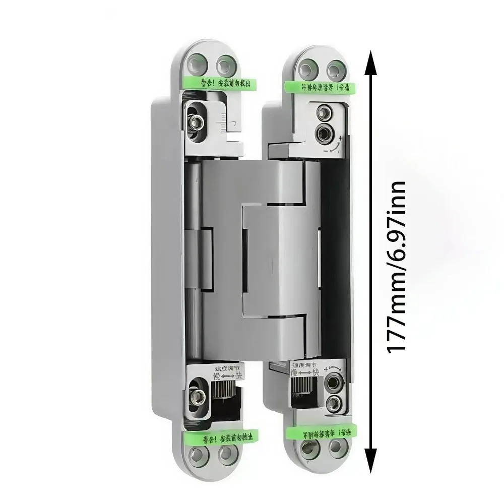 

Silent Close Hydraulic Adjustable Hinge Invisible Mounting Folding Invisible Door Hinge Adjustable Strong Bearing Capacity