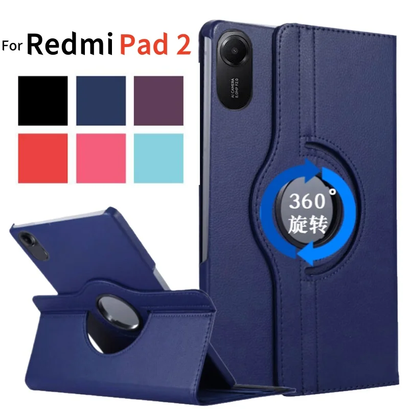 

Чехол для Redmi Pad 2, вращающаяся на 360 градусов подставка, чехол для Coque Xiaomi Redmi Pad 2 2025, чехол 11 дюймов