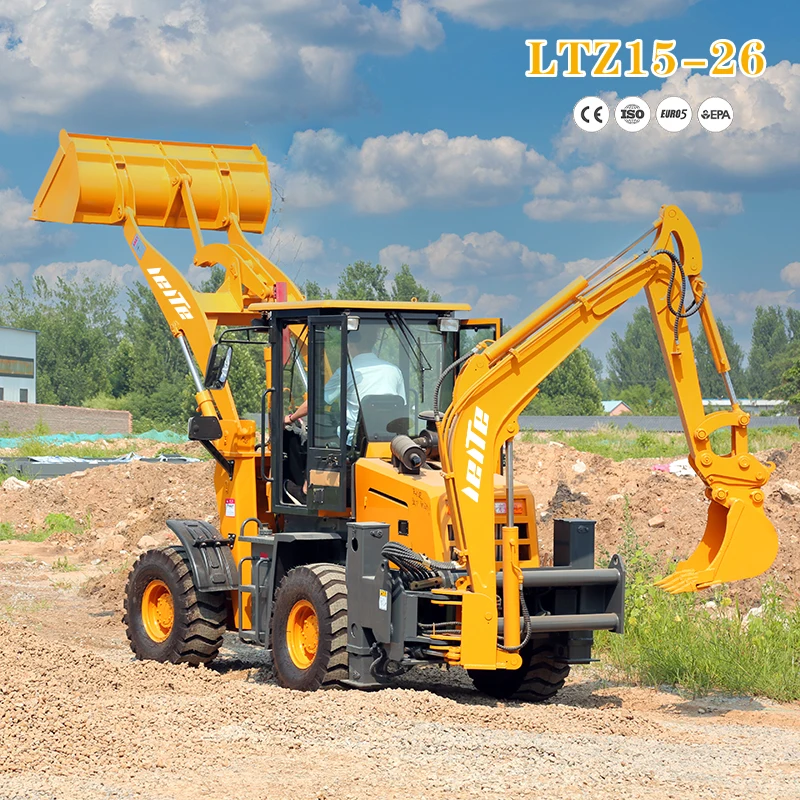 LTZ30-25 escavatore a cucchiaia rovescia idraulico multifunzionale del Mini caricatore della ruota dell'escavatore a cucchiaia rovescia 4 × 4 da vendere caldo